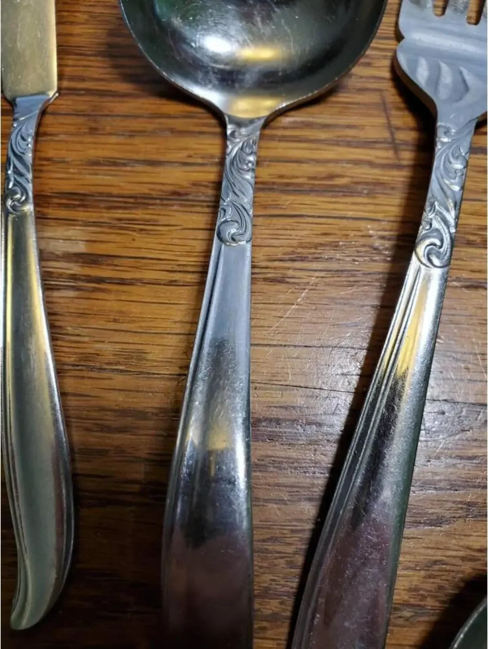 Dignity, by Ascons, stainless steel, 4 pieces, MCM Silverware, mcm flatware